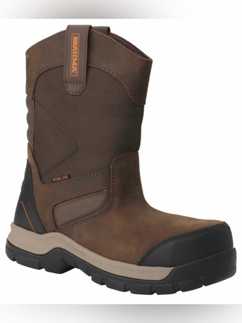 Brahma Men's Rocher Wellington Steel Toe Work Boots